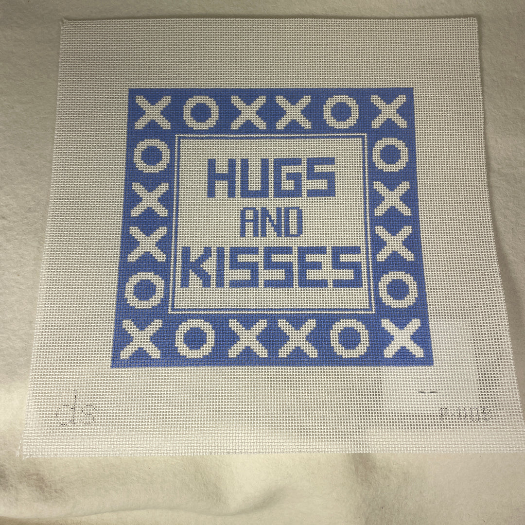 *Doolittle Stitchery P110 Hugs and Kisses- Blue