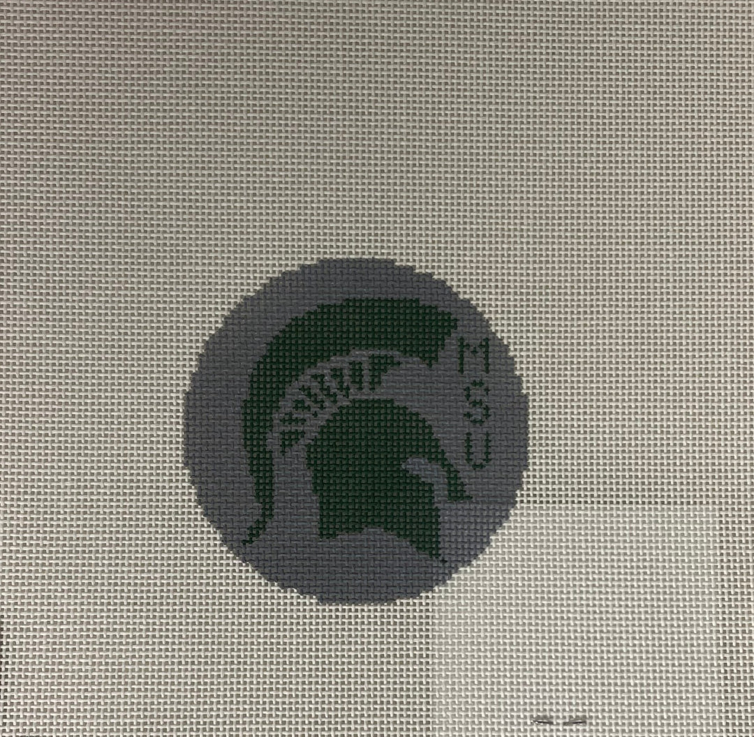 * Hedgehog Needlepoint Michigan State Collegiate Round