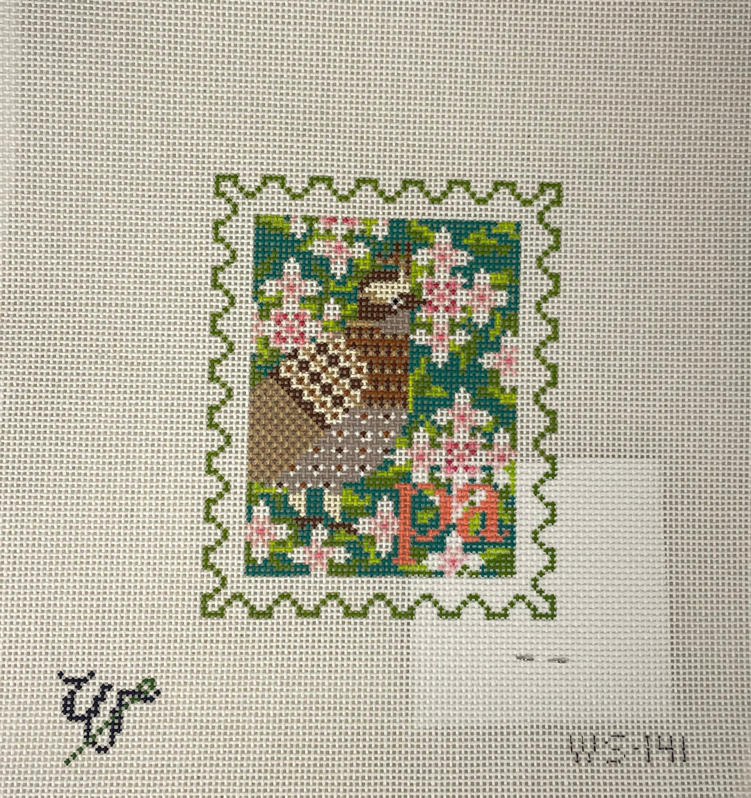 * Wipstitch 141 Pennsylvania State Stamp