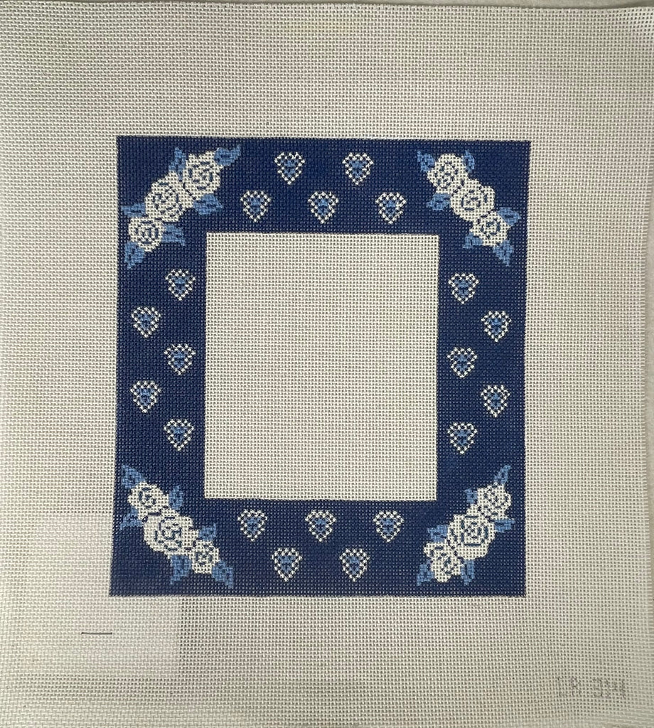 * SALE/ Cooper Oaks Blue Floral Picture Frame