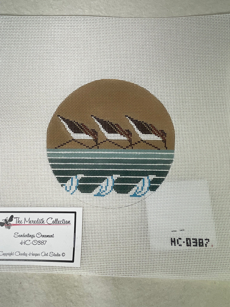 * Charley Harper HCO387 Sanderlings Ornament