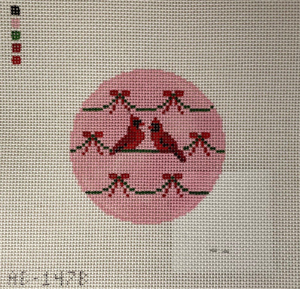 * Alice and Blue AB147B Pink Cardinal Round
