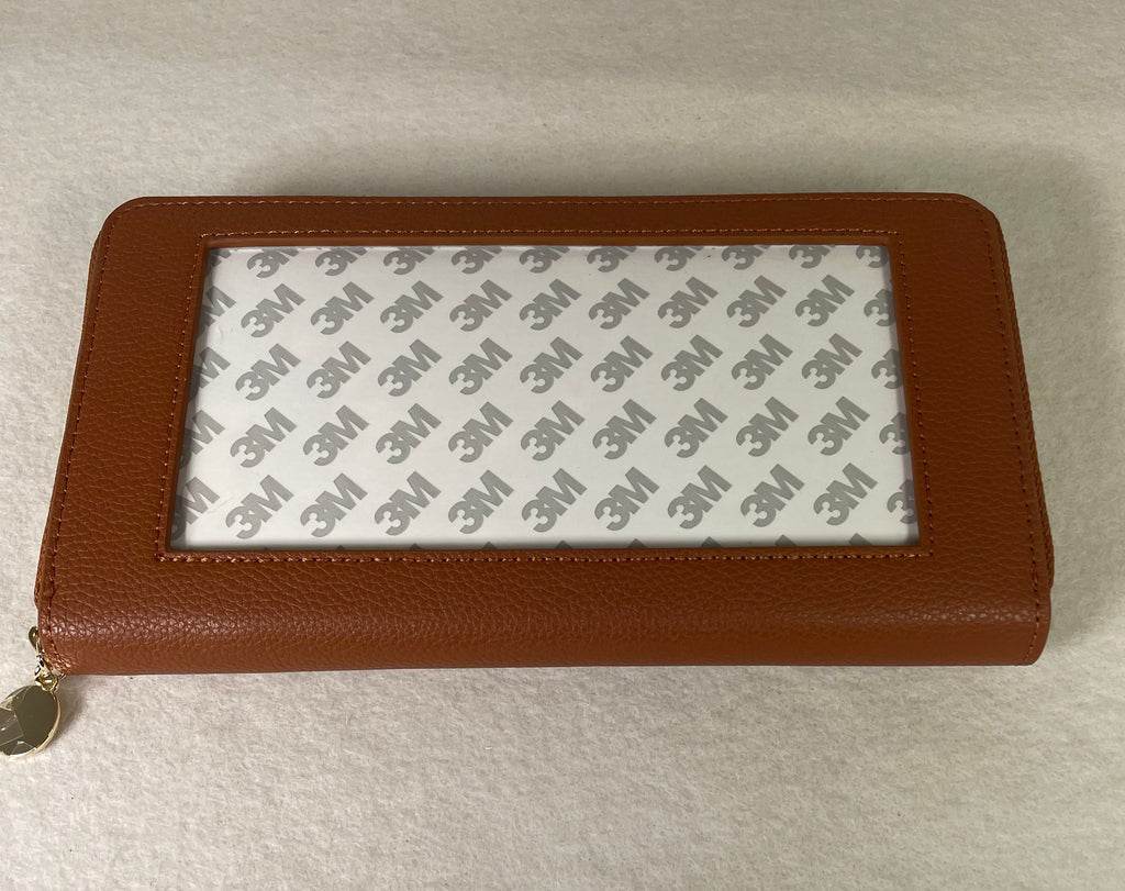 Rachel Barri Designs All-In Wallet / Cognac + Pink