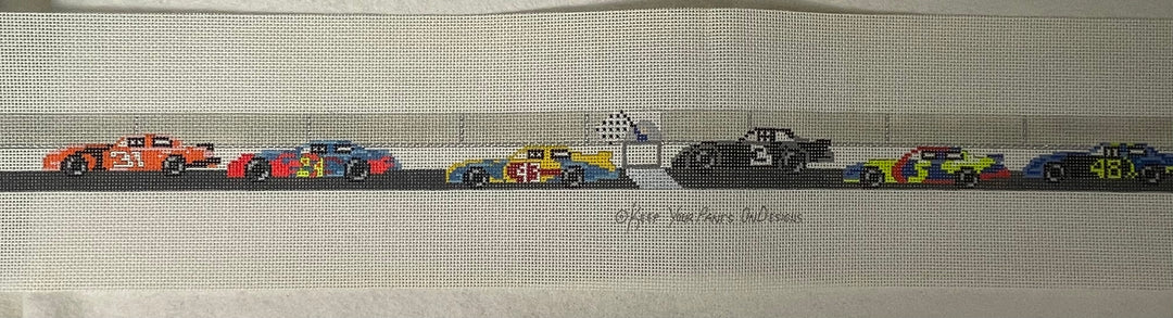 * CBK Needlepoint Collections 340 Race Car Belt