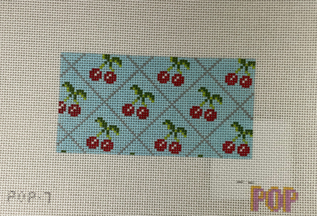 *POP Needle Arts 7 Blue Cherry 3x6