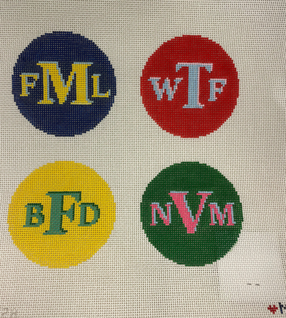 * Love mhb Studio  ENT112A Life Coasters (multi-color)