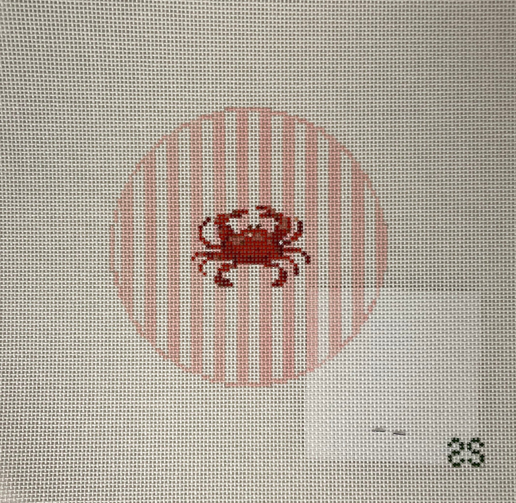 * Spruce Street Studio Striped Crab Round