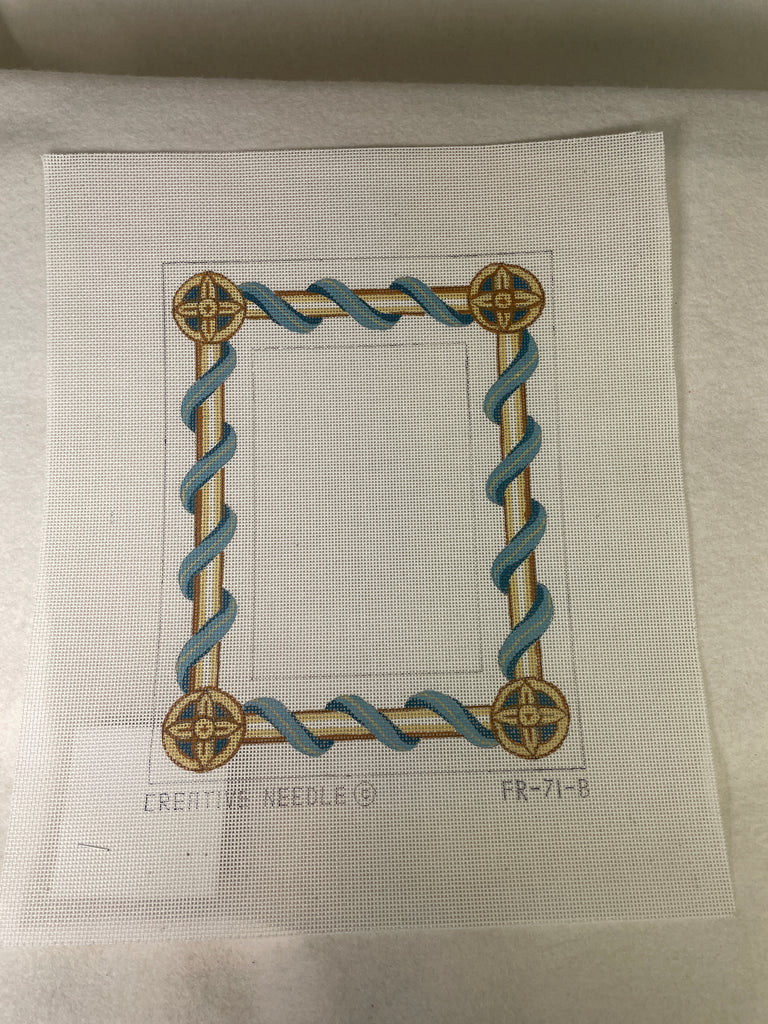 * SALE / FR-71B Blue and Gold Ribbon