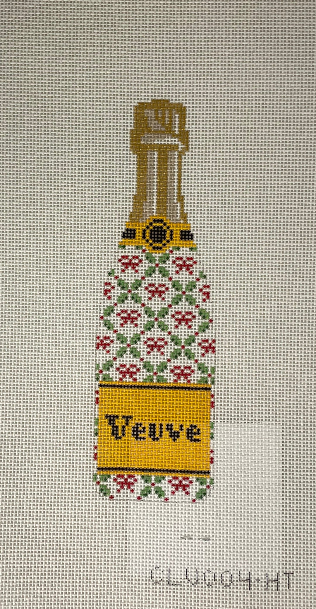 * C'ate La Vie 004HT Holiday Trellis Veuve Bottle