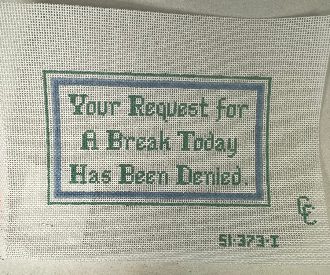 * Canvas Connection SI-373-I Request For a Break