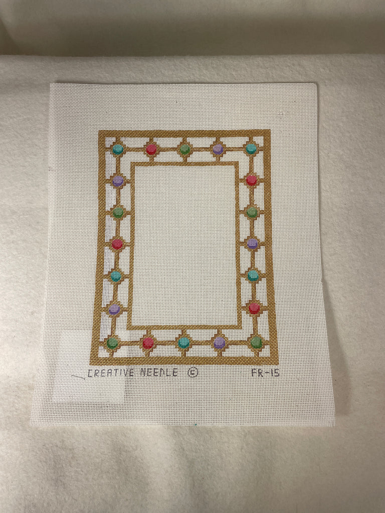 * SALE / Creative Needle FR-15 Round Jewel Picture Frame