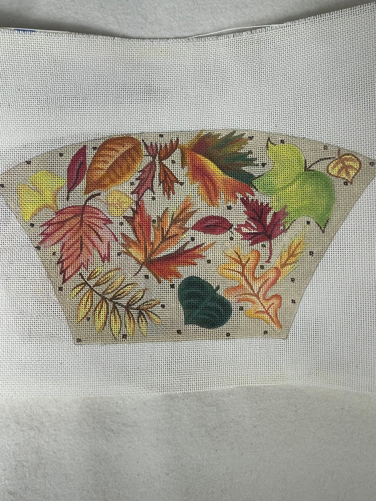 * SALE / Elizabeth Turner 0014 Fan Purse - Fall Leaves