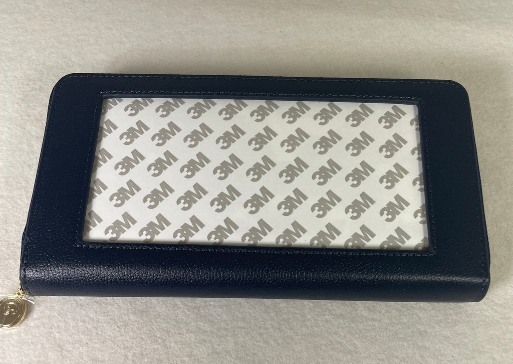 Rachel Barri Designs All-In Wallet / Navy + Cognac