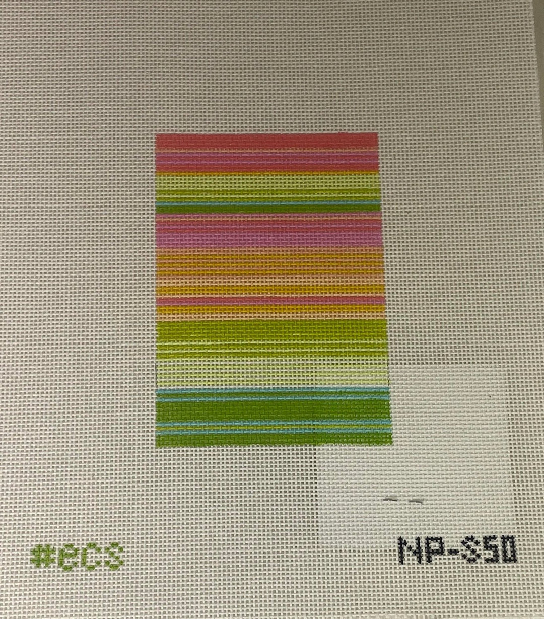 * Elizabeth Crane Swartz NP-S50  Mimi Stripe Passport Insert - pink and green