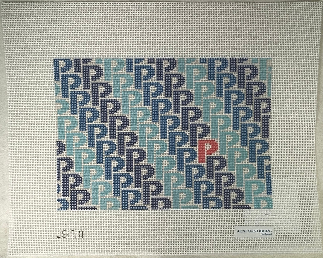 * Jeni Sandberg JSP1A 'P' Letter Clutch