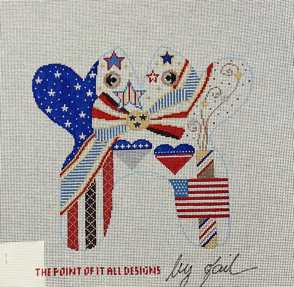 * Point of It All F-38 Patriotic Frog