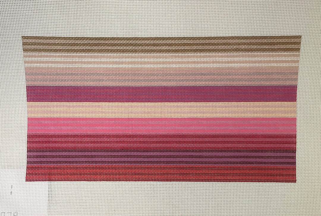 *SALE Mercury Designs BO79 Pink Stripe Clutch