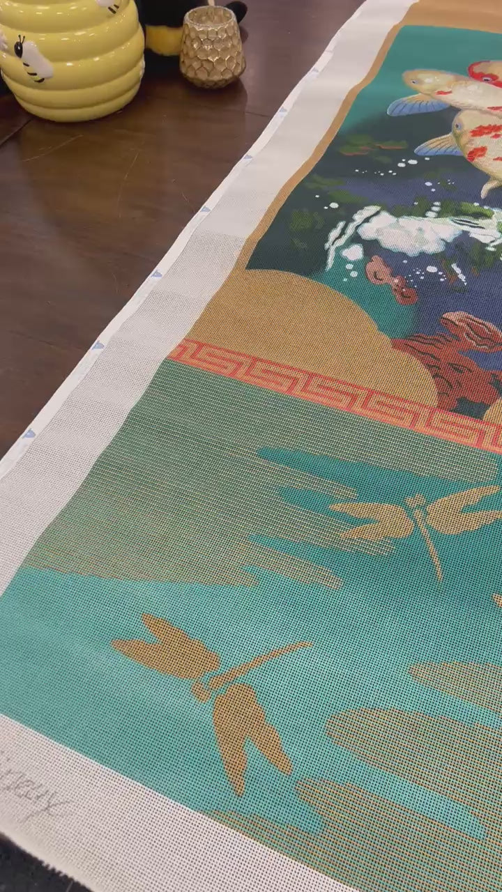 Kathryn Molineux- Three Carp Full Scroll