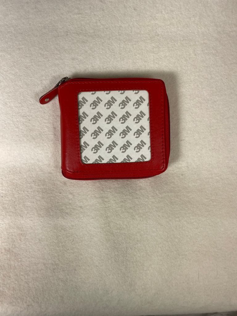 * Planet Earth Zip Wallet- Red