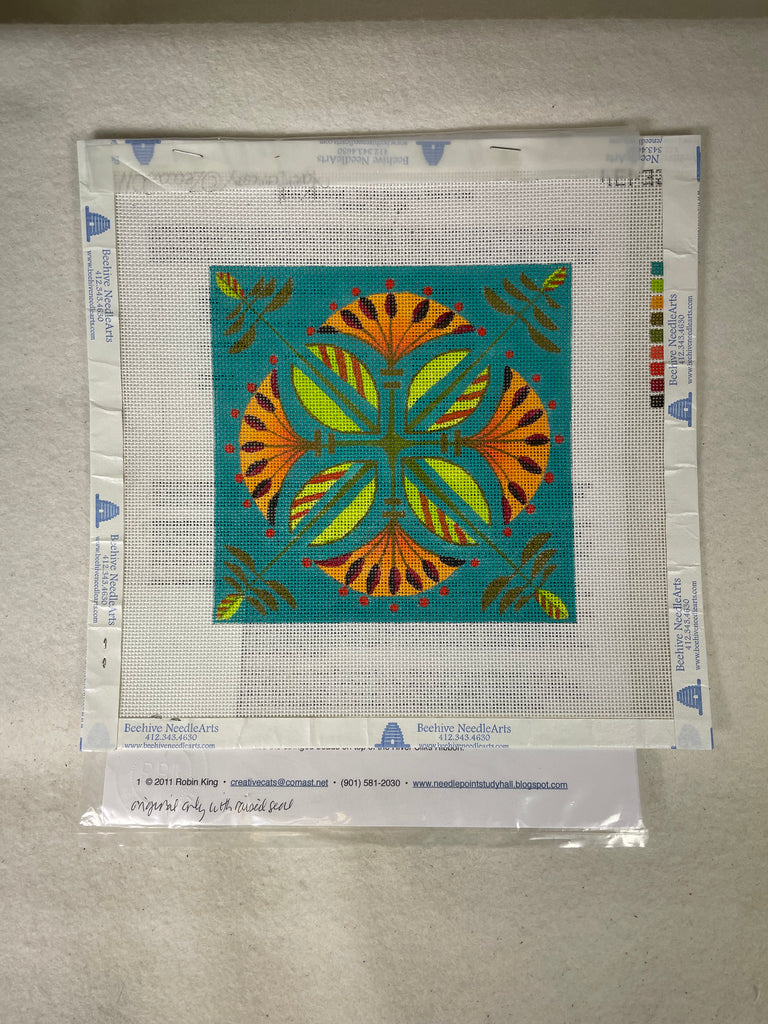 *Sale Zecca 134 Lotus Squared with Stitch Guide