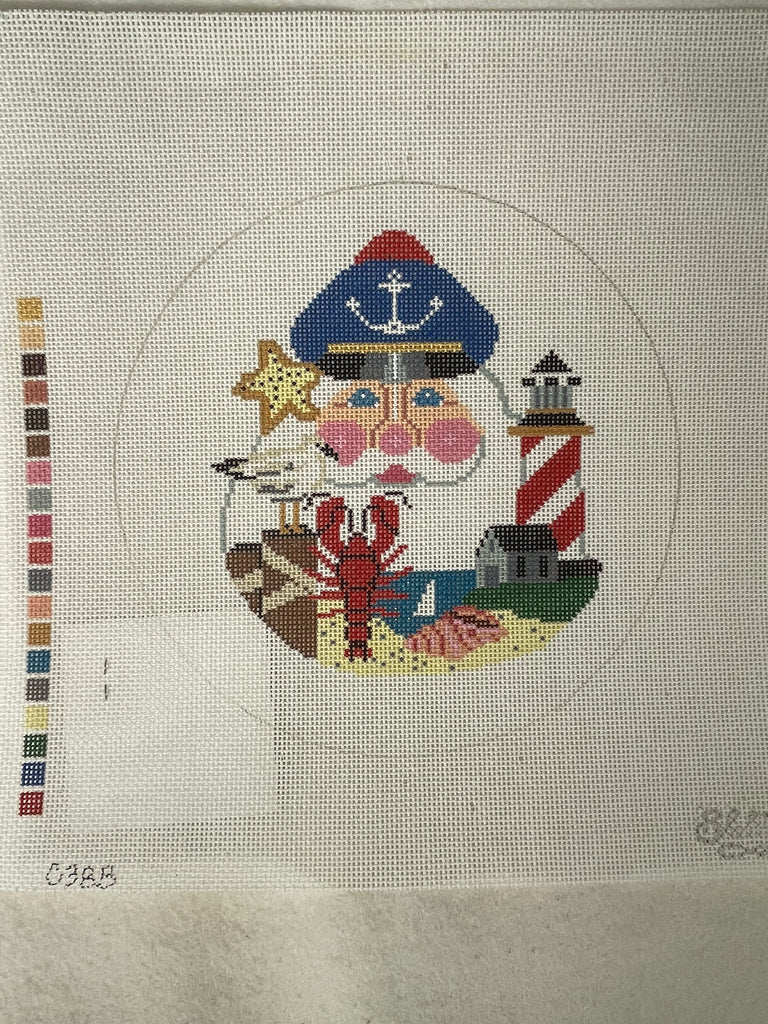 *SALE Shay Wagner McCaffrey Canvases Shelly Santa Faces- New England