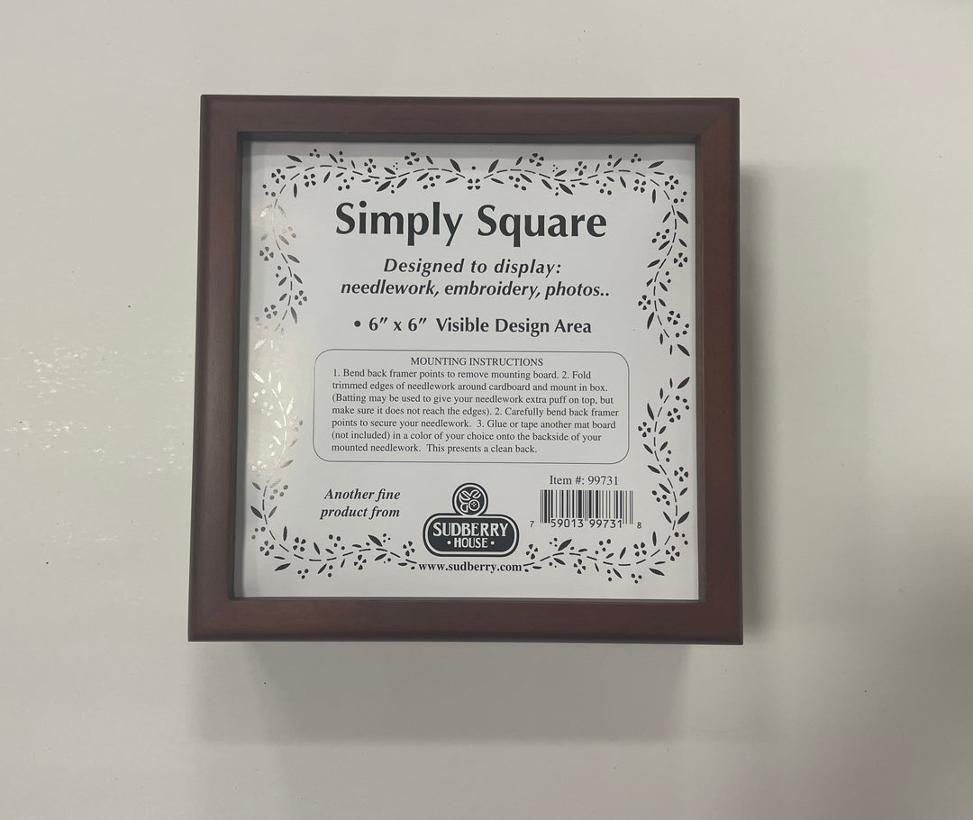 Sudberry House Simply Square 6x6 Box- Mahogany