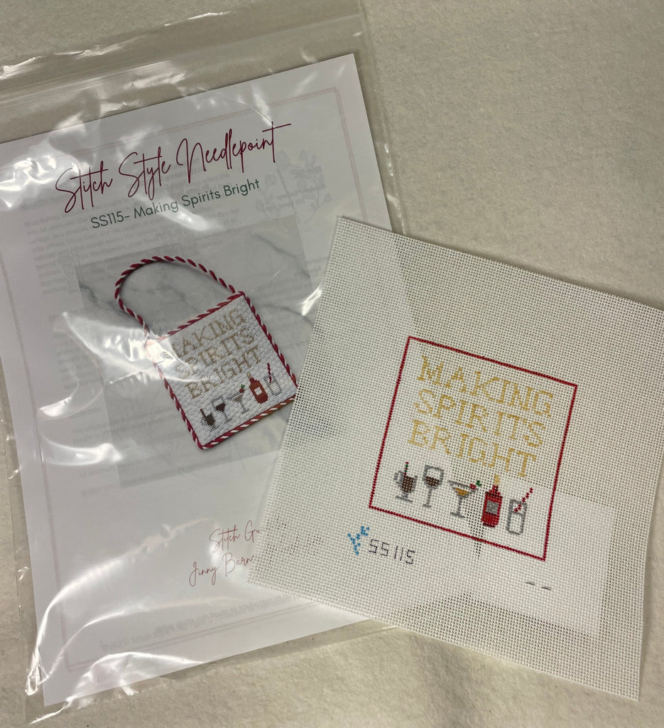 * Stitch Style SS115 Making Spirits Bright- Stitch Guide by Jinny McAuliffe