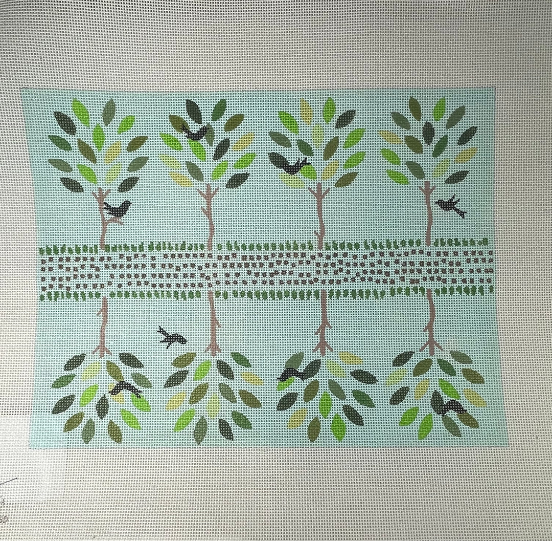 * Melissa Shirley 1565B Spring Trees Clutch