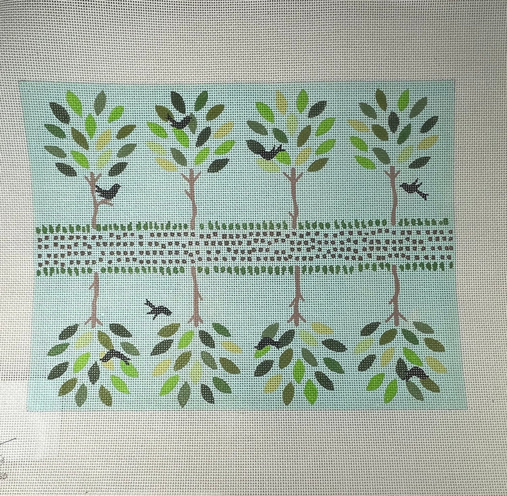 * Melissa Shirley 1565B Spring Trees Clutch