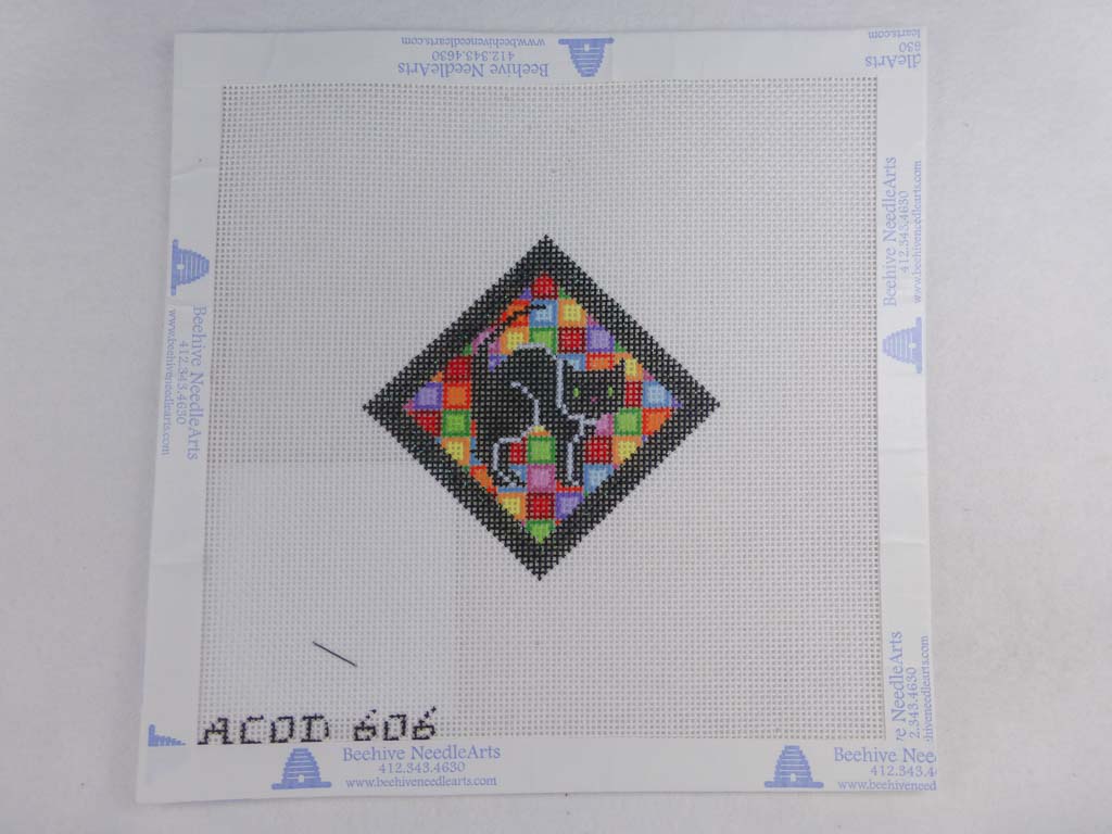 All About Stitching 606 Halloween Black Cat