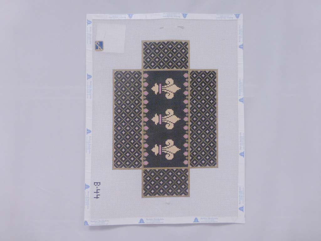 Amanda Lawford B-44 Black Fleur De Lis