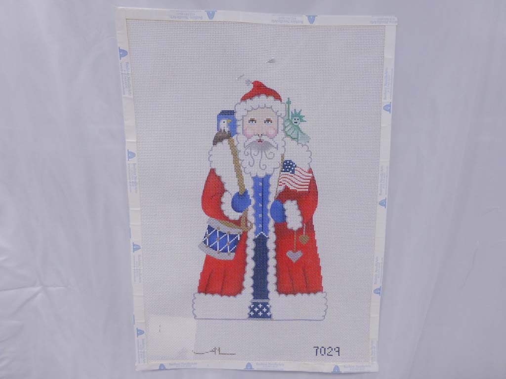 *SALE Amanda Lawford 7029 Patriotic Santa