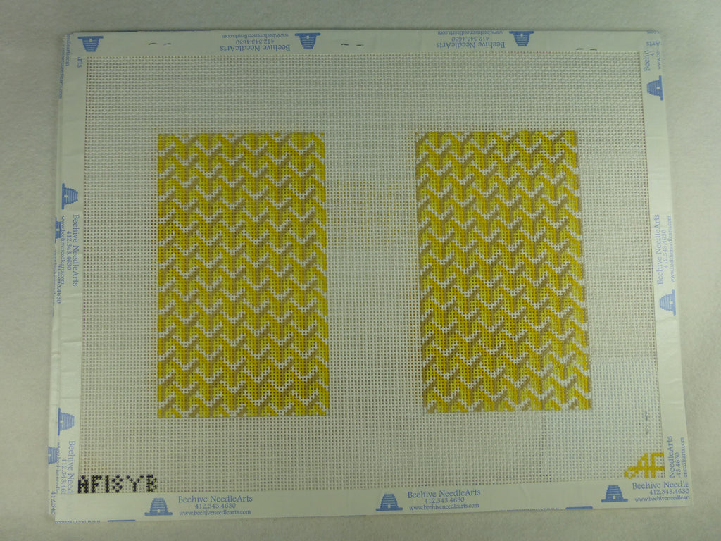 * Anne Fisher Design AF18YB Pattern Clutch Back