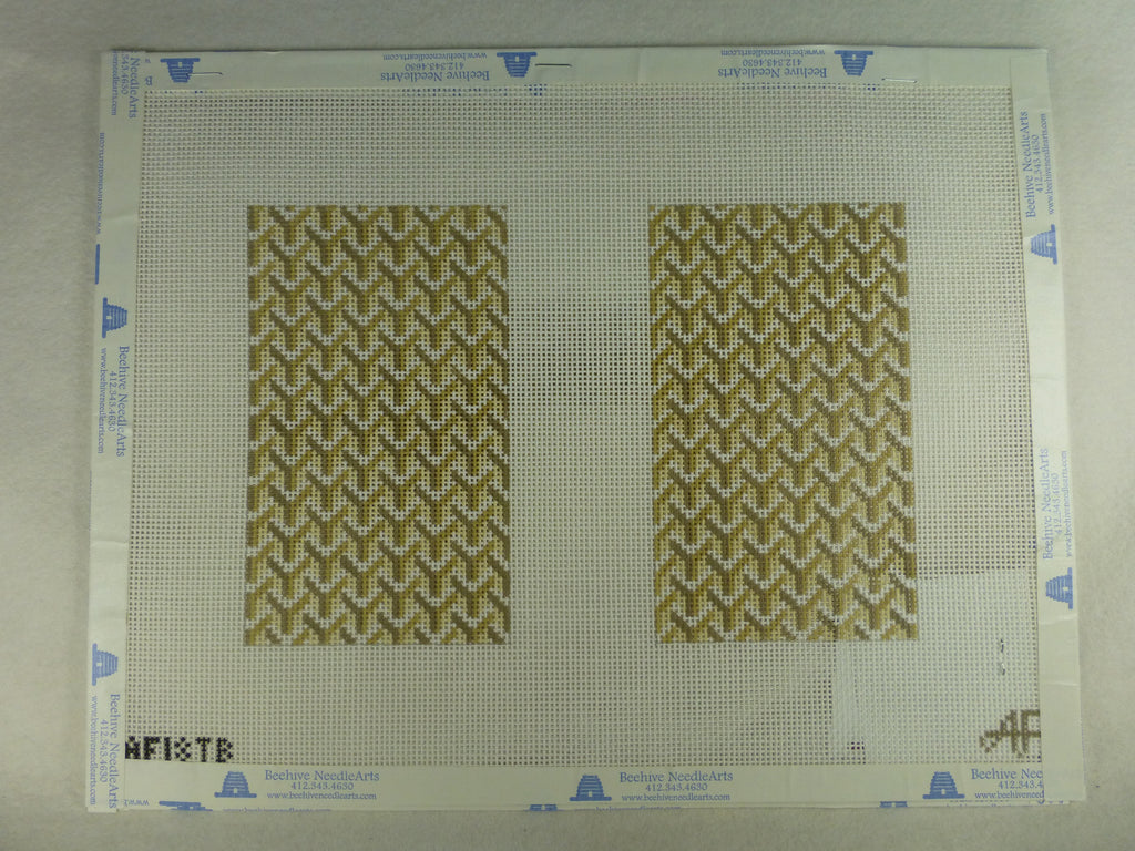 * Anne Fisher Needlepoint AF18TB Pattern Clutch Back