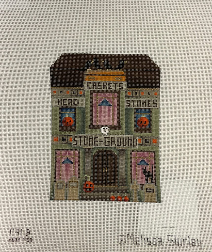 * Melissa Shirley 1191B Caskets Large Halloween Town