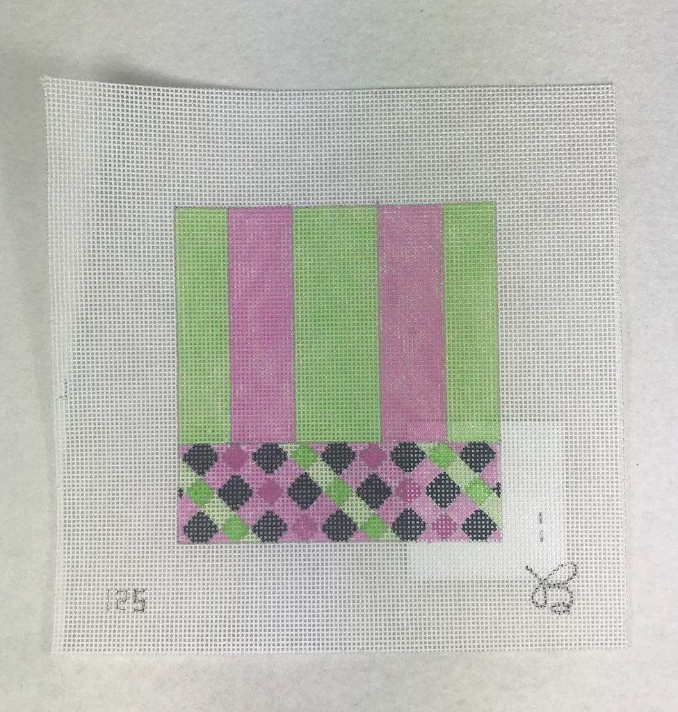 * Beth Gantz Designs 125XLP Lime/Pink Black Lattice