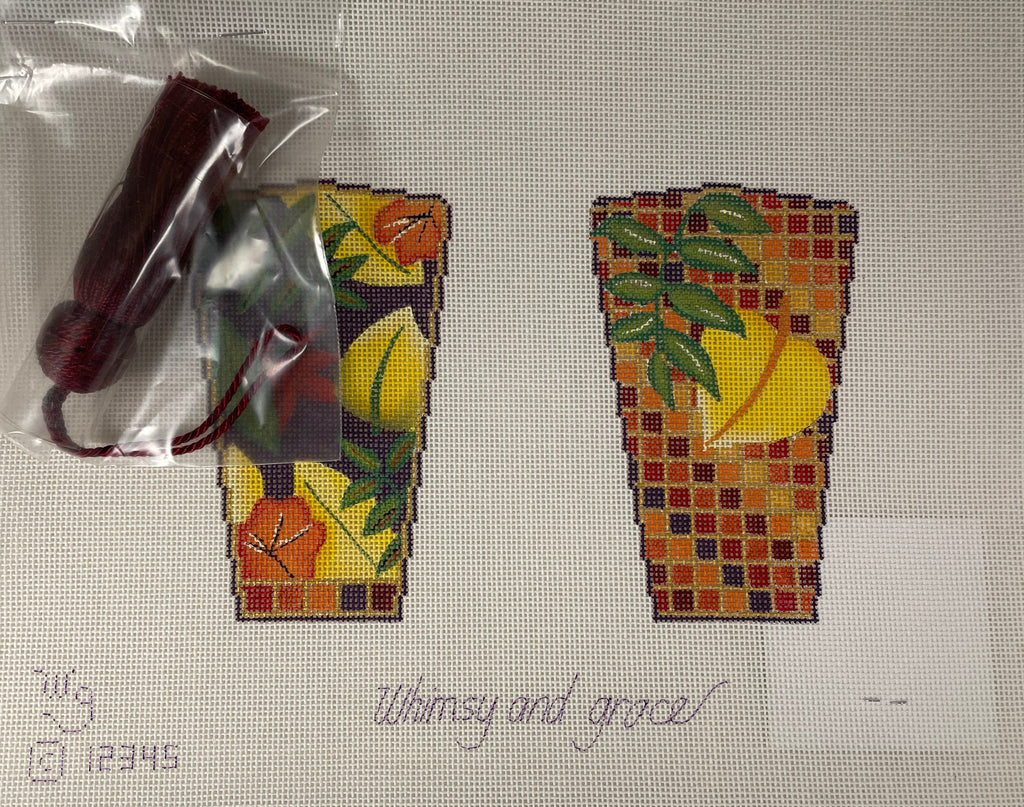 Whimsy and Grace WG12345 W-Autumn Leaves Scissor Case