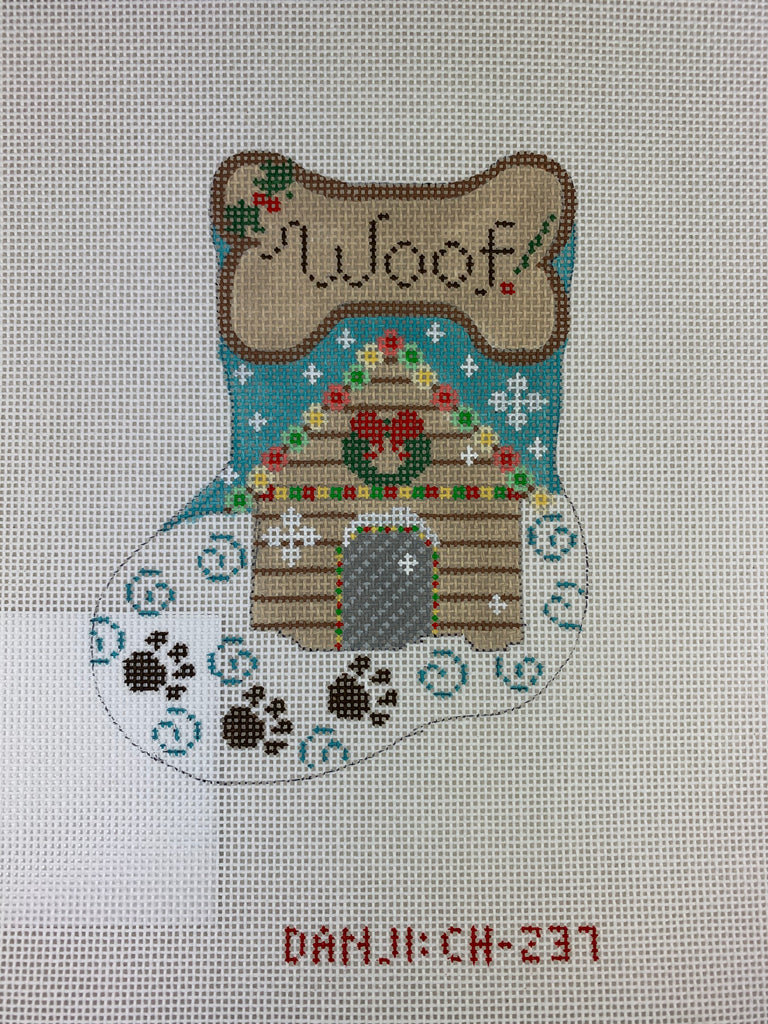* Danji Designs CH237 Woof Mini Stocking