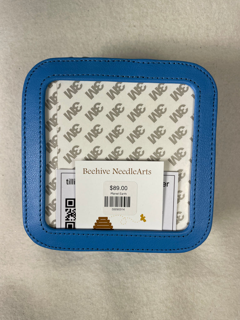 Planet Earth Leather Zip Box 5.5in/ 4in. insert- Swell