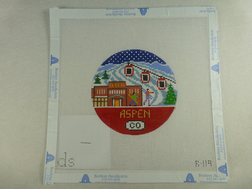 Doolittle Stitchery R119 Aspen Round