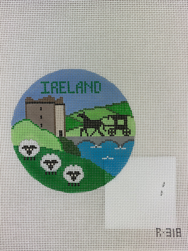 * Doolittle Stitchery R318 Ireland Travel Round