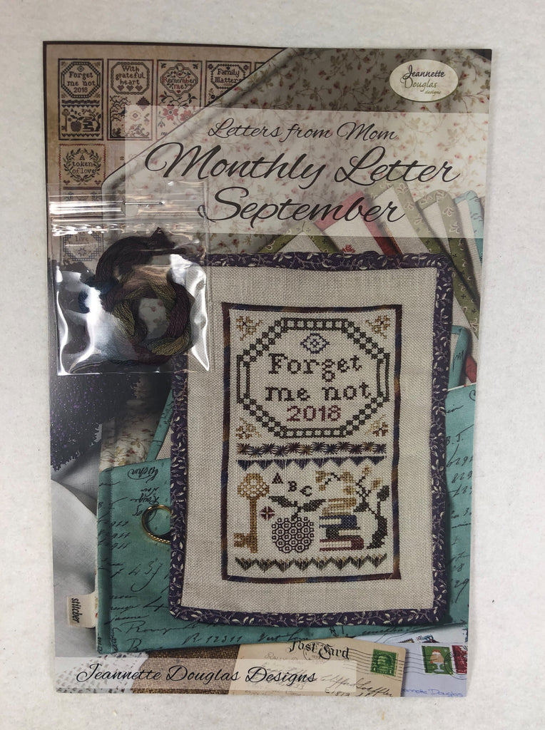 Jeannette Douglas Designs JD219 Monthly Letter September