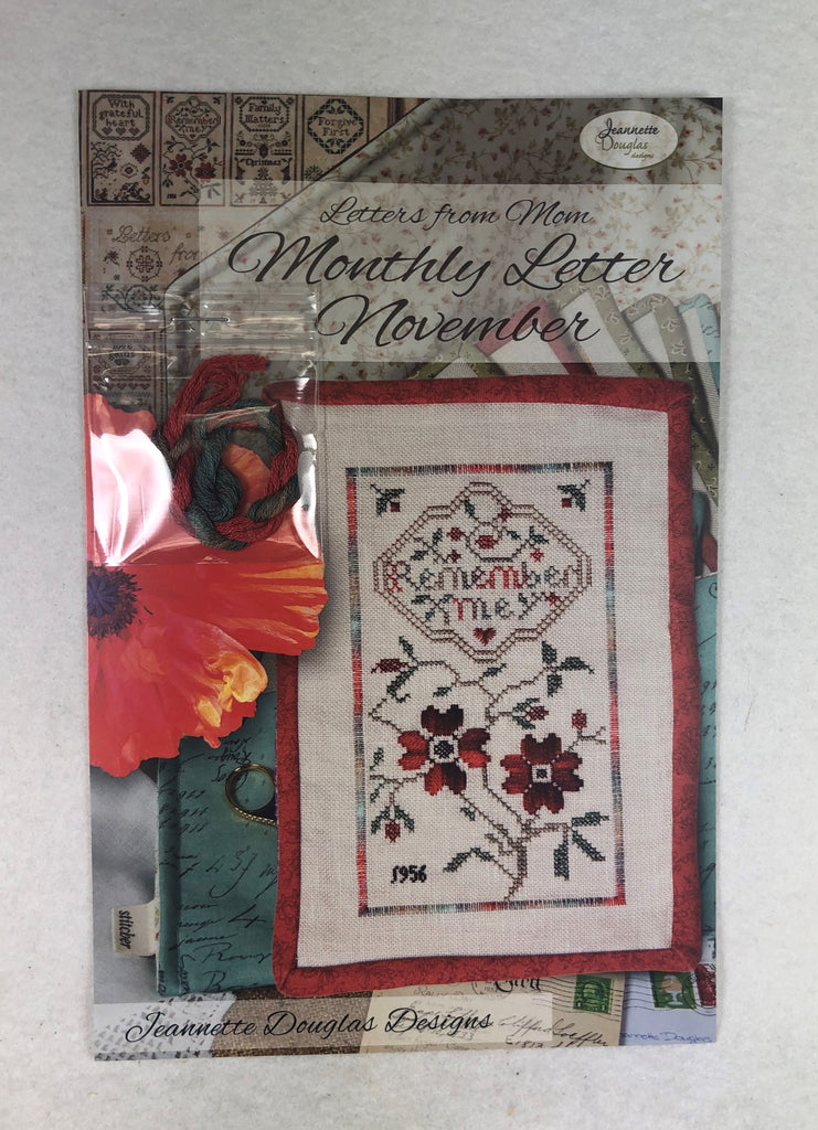 Jeannette Douglas Design JD221 Monthly Letter November