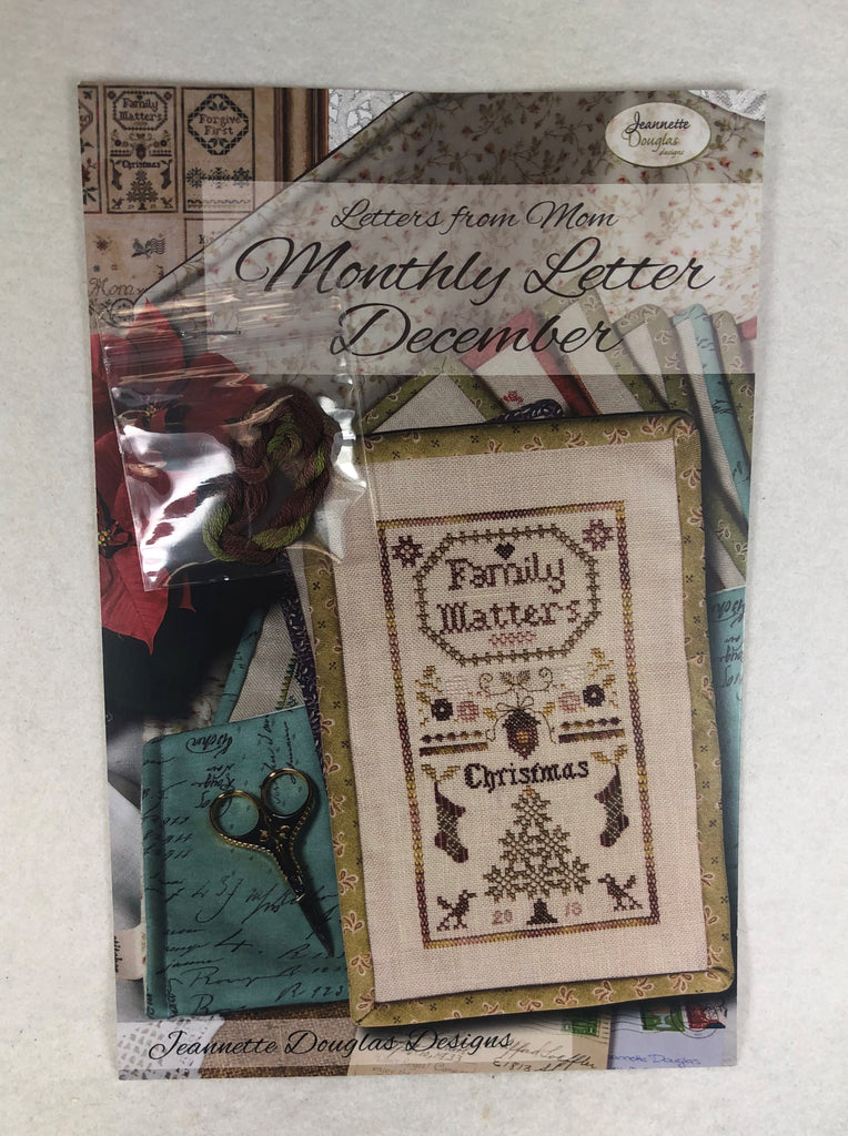 Jeannette Douglas Designs JD222 Monthly Letter December