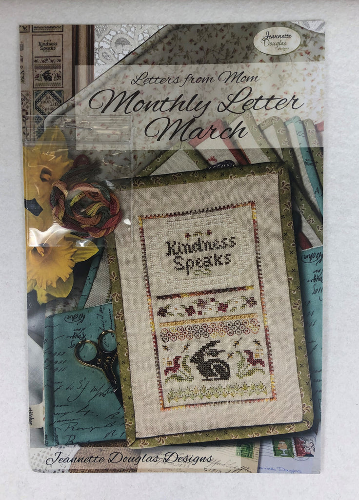 Jeannette Douglas Designs JD225 Monthly Letter March