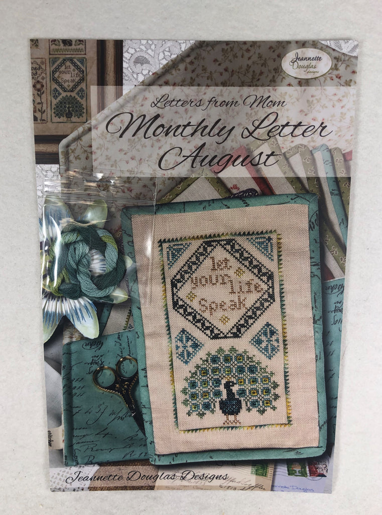 Jeannette Douglas Designs JD230 Monthly Letter August