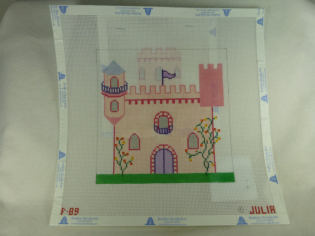 Julia's Needleworks PO89 Castle Tooth Fairy Pillow- two canvases