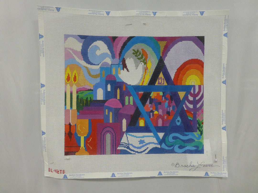 Julia's Needleworks BL42TB Shabbat Star
