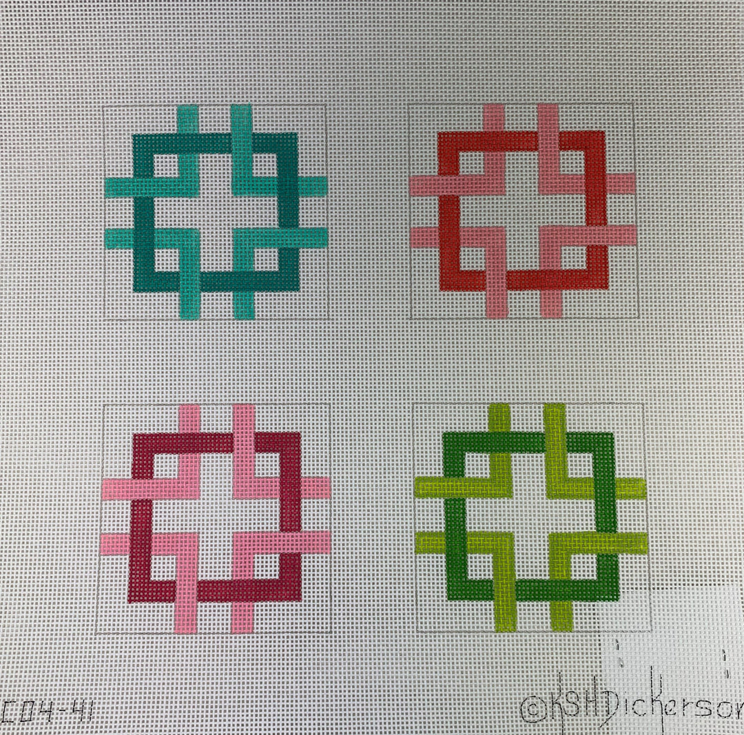 Kate Dickerson 214 Squares - Multi Brights