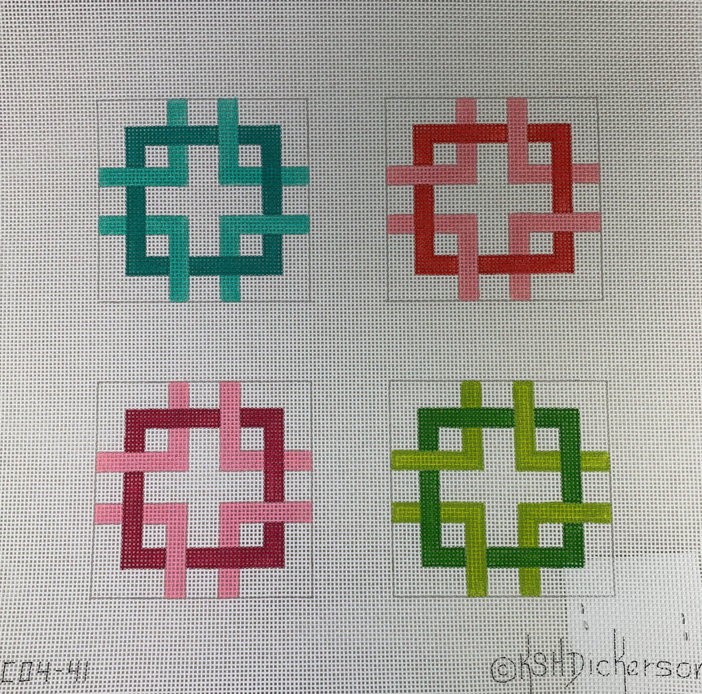 Kate Dickerson 214 Squares - Multi Brights